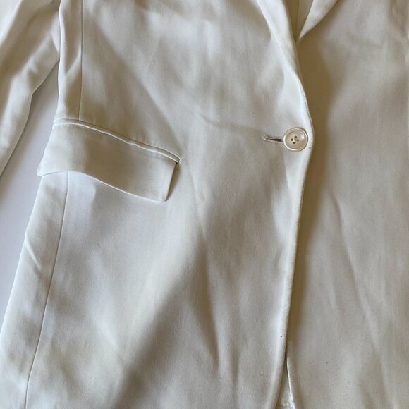 Massimo Dutti - White crepe blazer - Picture 4 of 5
